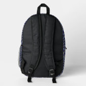 Sac À Dos Imprimé Leopard bleu (Verso)