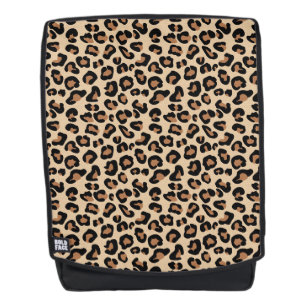 Sac À Dos Imprimé léopard, Noir, Marron, Rouille et Brun cla