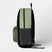 Sac À Dos Imprimé Léopard vert, motif grunge (Droite)