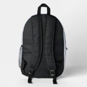 Sac À Dos Imprimé Les colombes blanches en bleu (Verso)