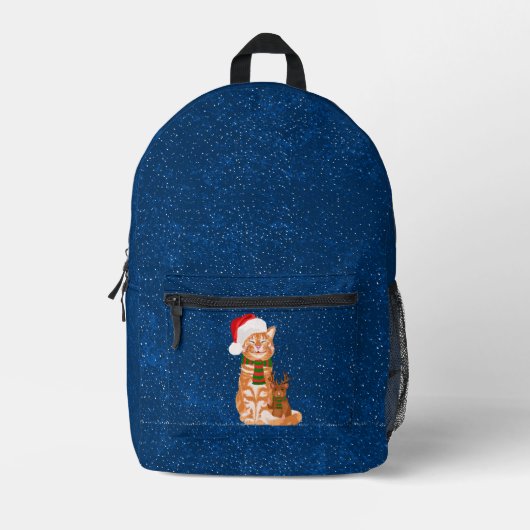 Sac À Dos Imprimé Les copains de Noël (Recto)