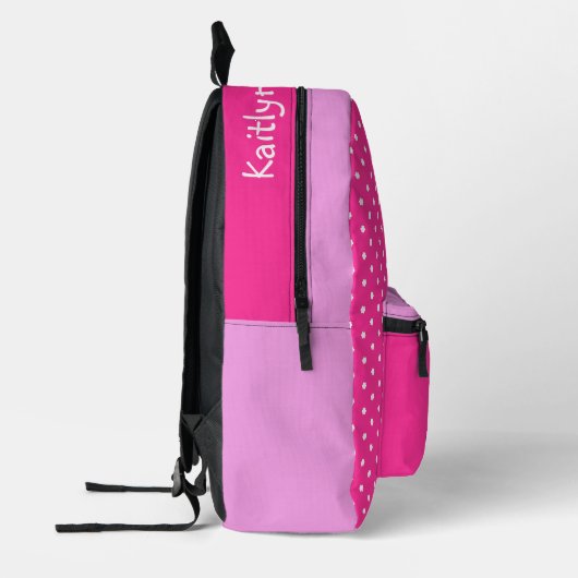 Sac À Dos Imprimé Les filles nom rose jouet chiffon art poupée (Gauche)