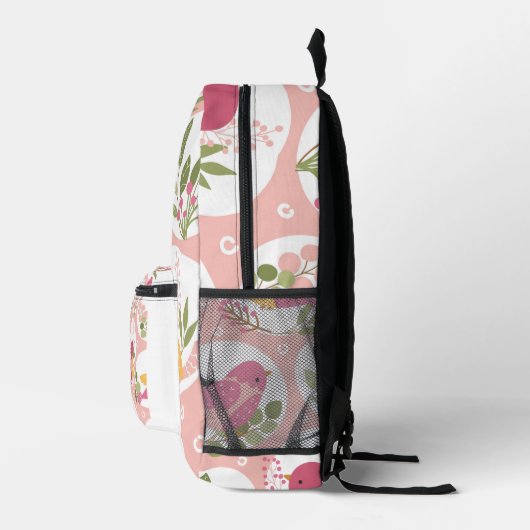 Sac À Dos Imprimé Les oiseaux mignons (Droite)