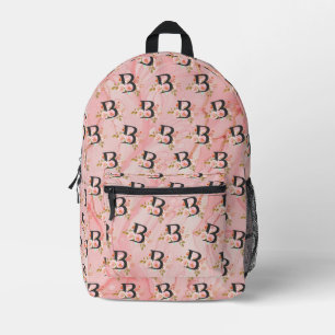 Sac À Dos Imprimé Lettre B
