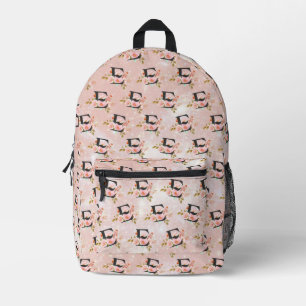 Sac À Dos Imprimé Lettre E