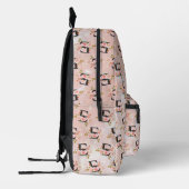 Sac À Dos Imprimé Lettre E (Gauche)