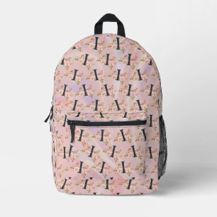 Sac À Dos Imprimé Lettre I