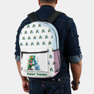 Sac À Dos Imprimé Lettre personnalisée A