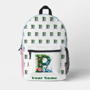 Sac À Dos Imprimé Lettre personnalisée P