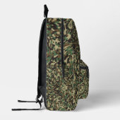 Sac À Dos Imprimé LETTRE PERSONNALISÉE VERTE Camouflage tendance (Gauche)
