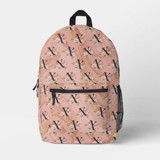 Sac À Dos Imprimé Lettre X (Recto)