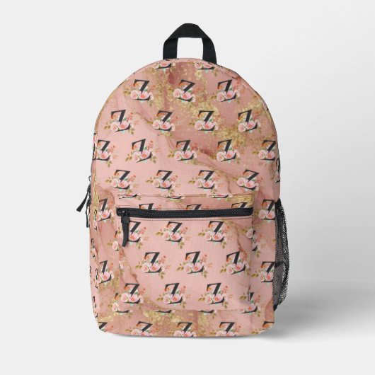 Sac À Dos Imprimé Lettre Z (Recto)