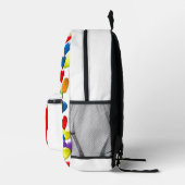 Sac À Dos Imprimé LGBTQ+ / PRIDE Beaucoup de coeurs arc-en-ciel (Droite)