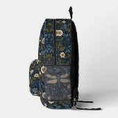Sac À Dos Imprimé Libellule bleue vintage (Droite)