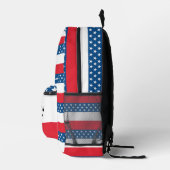Sac À Dos Imprimé Liberté Un Véritable Patriote (Droite)