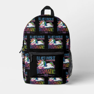 Sac À Dos Imprimé Licorne Dramatique