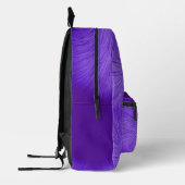 Sac À Dos Imprimé ligne d'art violet (Gauche)