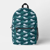 Sac À Dos Imprimé Lignes Du Motif Octopus (Recto)