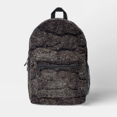 Sac À Dos Imprimé Lignes goudronnées recouvertes de routes grises (Recto)