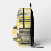 Sac À Dos Imprimé Lignes peintes à la main - jaune (Droite)