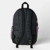Sac À Dos Imprimé Lilas (Verso)