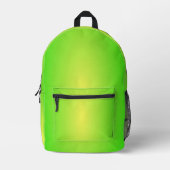 Sac À Dos Imprimé Lime (Recto)