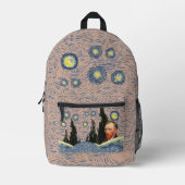 Sac À Dos Imprimé Limited Edition Van Gogh Starry Night Backpack: Pe (Recto)