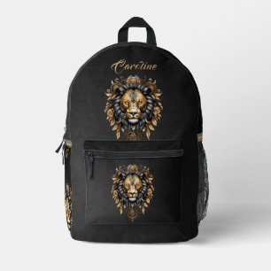 Sac À Dos Imprimé Lion majestueux