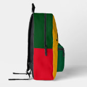 Sac À Dos Imprimé Lion noir Rasta (Gauche)