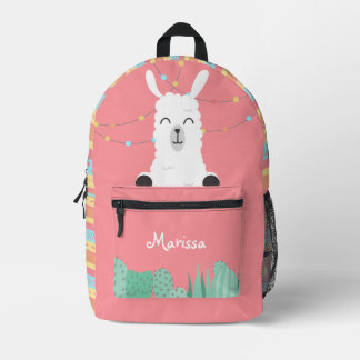 Sac À Dos Imprimé Llama Love