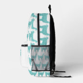 Sac À Dos Imprimé Llama parties scintillant turquoise scintille moti (Droite)