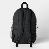 Sac À Dos Imprimé Llamas En Casquette & Écarts Motif de ski (Verso)