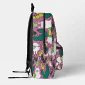 Sac À Dos Imprimé Llamas et cactus rose (Gauche)