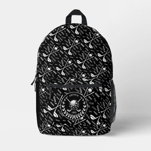 Sac À Dos Imprimé Logo de golf design personnalisé (Recto)