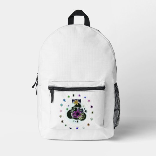 Sac À Dos Imprimé Logo de l'étoile violette position 2 (Recto)