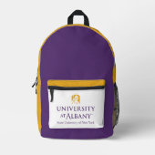 Sac À Dos Imprimé Logo de l'Université d'Albany (Recto)