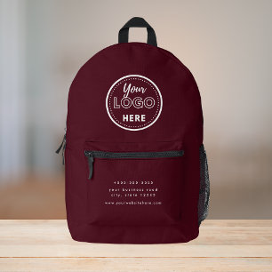 Sac À Dos Imprimé Logo de promotion de marque professionnelle en Bou