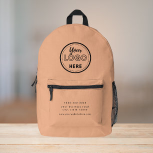 Sac À Dos Imprimé Logo de promotion orange moderne de marque profess
