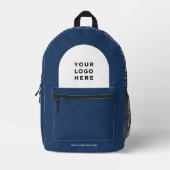 Sac À Dos Imprimé Logo d'entreprise personnalisé et employé de texte (Recto)