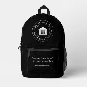 Sac À Dos Imprimé Logo d'entreprise simple et minimaliste personnali