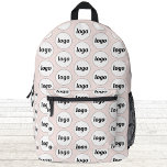 Sac À Dos Imprimé Logo Motif promotionnel Business Blush Pink<br><div class="desc">Ajoutez votre propre logo à ce design. Minimaliste et professionnel. Idéal pour un produit promotionnel pour vos employés,  employés,  clients et clients. Idéal pour les salons,  les voyages,  les événements d'entreprise ou sportifs et les cadeaux. Pour les autres versions,  consultez la collection.</div>