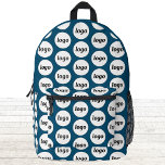 Sac À Dos Imprimé Logo Motif Promotionnel Business Turquoise Vert<br><div class="desc">Ajoutez votre propre logo à ce design. Minimaliste et professionnel. Idéal pour un produit promotionnel pour vos employés,  employés,  clients et clients. Idéal pour les salons,  les voyages,  les événements d'entreprise ou sportifs et les cadeaux. Pour les autres versions,  consultez la collection.</div>