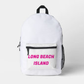 SAC À DOS IMPRIMÉ LONG BEACH ISLAND BACKPACK (Recto)