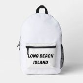 SAC À DOS IMPRIMÉ LONG BEACH ISLAND BACKPACK (Recto)