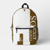 SAC À DOS IMPRIMÉ LOOS (Recto)