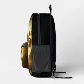 Sac À Dos Imprimé Loup éclair doré (Droite)