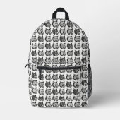Sac À Dos Imprimé Loups (Recto)