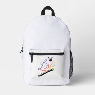 Sac À Dos Imprimé Love