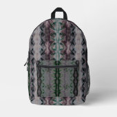 Sac À Dos Imprimé lucina violet foncé (Recto)