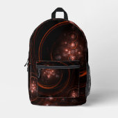 Sac À Dos Imprimé Lumière étoile cramoisie en orbite Art cosmique ab (Recto)